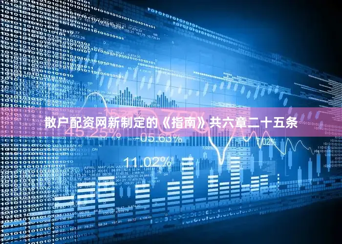 散户配资网新制定的《指南》共六章二十五条